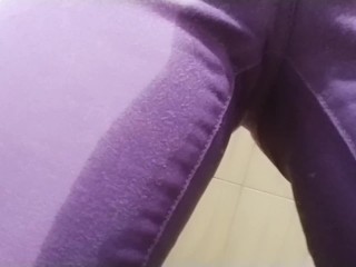 Peed On Touching My The Man Selfish Purple Jeans